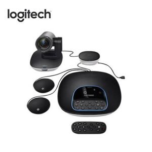 Kit de videoconferencia Logitech GROUP con cámara y micrófono negro (960-001060)