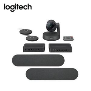 Kit Logitech Rally Plus 4K para salas grandes negro (960-001225)