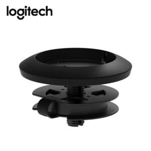 Soporte Logitech Base Micrófono Rally Black – Ideal para Configuración de Audio Profesional (952-000002)