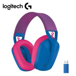 Audífonos Gamer Logitech G435 Inalámbricos Bluetooth y Lightspeed, Azul (981-001061)