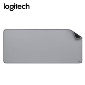 Deskpad Logitech 300x700mm Light Grey – Alfombrilla Premium Antisalpicaduras (956-000047)