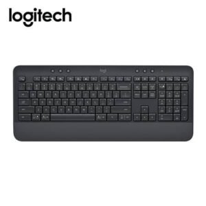 Teclado Logitech K650 Signature Wireless – Bluetooth Silencioso SP Black (920-010910)