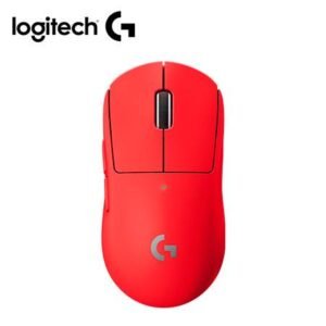 Mouse gamer Logitech G PRO X Superlight inalámbrico Lightspeed HERO 25K - Rojo  (910-006783)