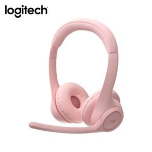 Audífonos Bluetooth Logitech Zone 300 con Micrófono, 20 Horas de Batería, Rosa (981-001411)