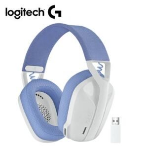 Audífonos Gamer Logitech G435 Inalámbricos Bluetooth y Lightspeed, Blanco (981-001073)-P