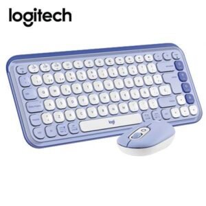 Combo Logitech POP Icon Lilac – Teclado + Mouse Bluetooth con Estilo Único (920-013054)
