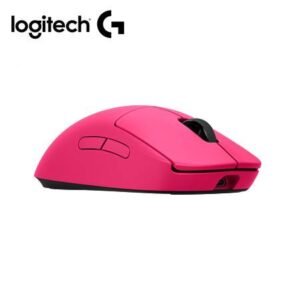 Mouse gamer Logitech G PRO 2 Lightspeed inalámbrico HERO 2 44K Lightforce/Lightsync RGB - Magenta (910-007291)