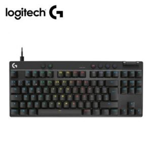 Teclado Logitech PRO X TKL Rapid Analógico – USB-C y Keycontrol Gamer Black (920-013131)